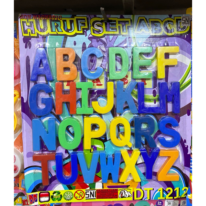 Mainan Huruf Set ABCD