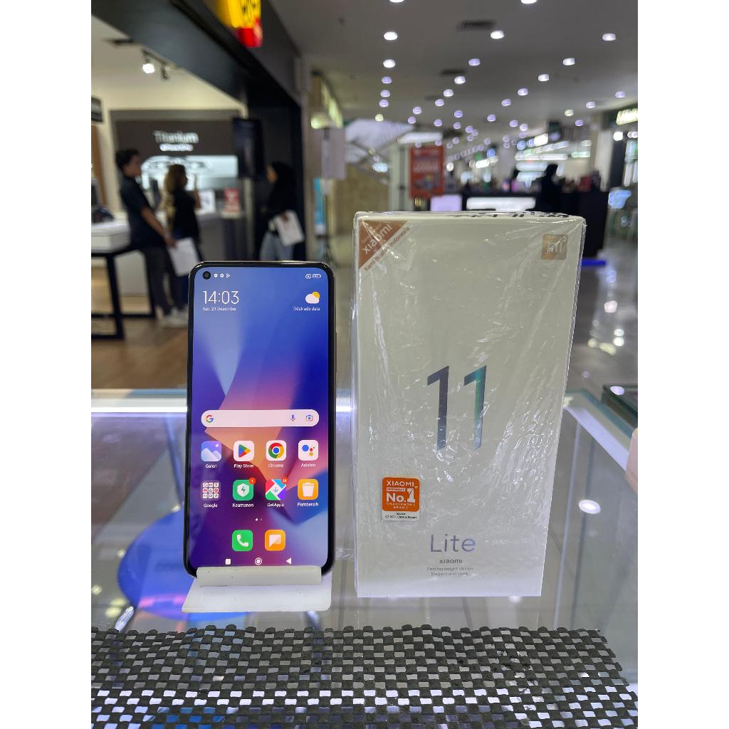 XIAOMI MI 11 LITE 8/128GB SECOND SEKEN BEKAS FULL SET RAM 8GB INTERNAL 128