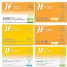 SABUN JF SULFUR - JF ACNE PROTECT ANTIACNE - JF DERMAMED DERMA PROTECT - JF ACNE SPOT CARE 65 DAN 90