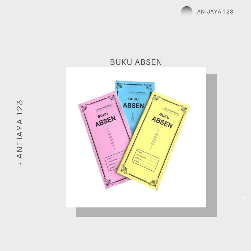 BUKU ABSEN SISWA/BUKU ABSEN MURID/BUKU ABSEN KELAS