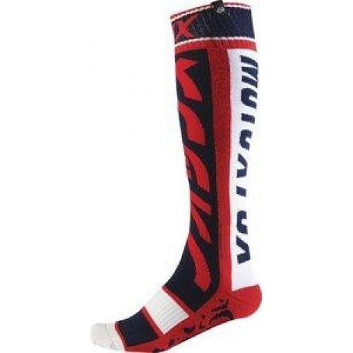 SOCK FOX RACING FRI THIN DIVISION ORIGINAL KAOS KAKI FOX RACING FRI THIN DIVISION RED WHITE ORIGINAL
