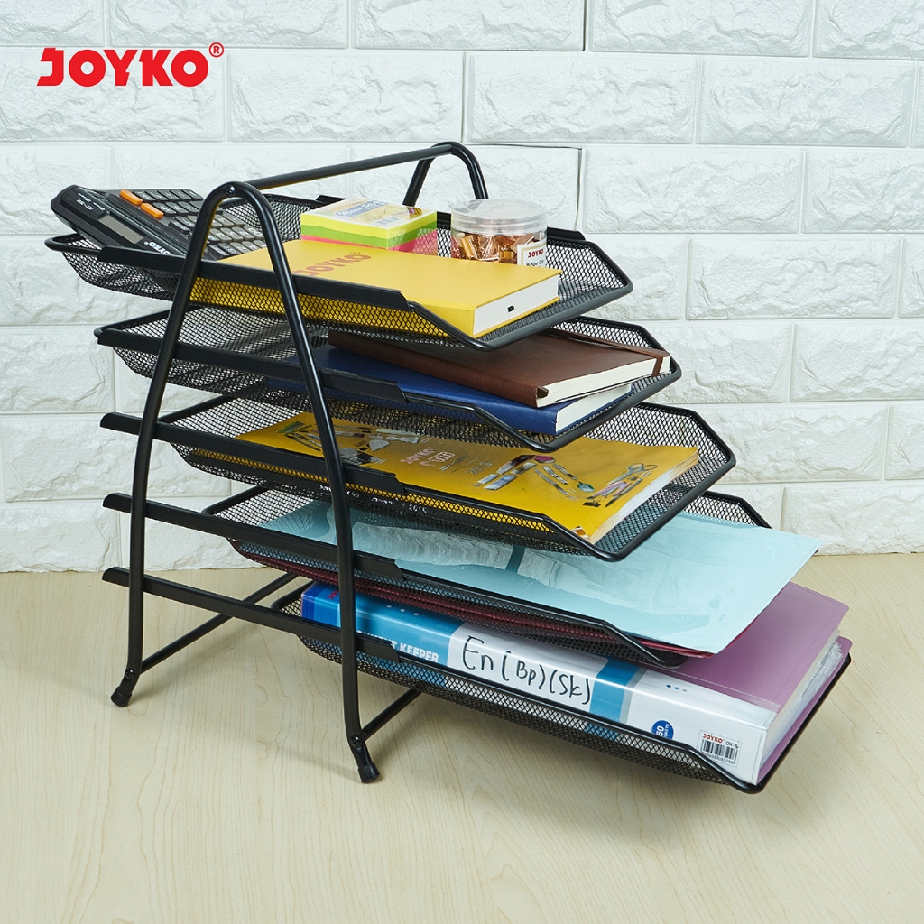 

Joyko Document Tray METAL / Rak Kertas 2 Tingkat 3 Tingkat 4 Tingkat 5 Tingkat Dokumen Joyko Wadah Kantor