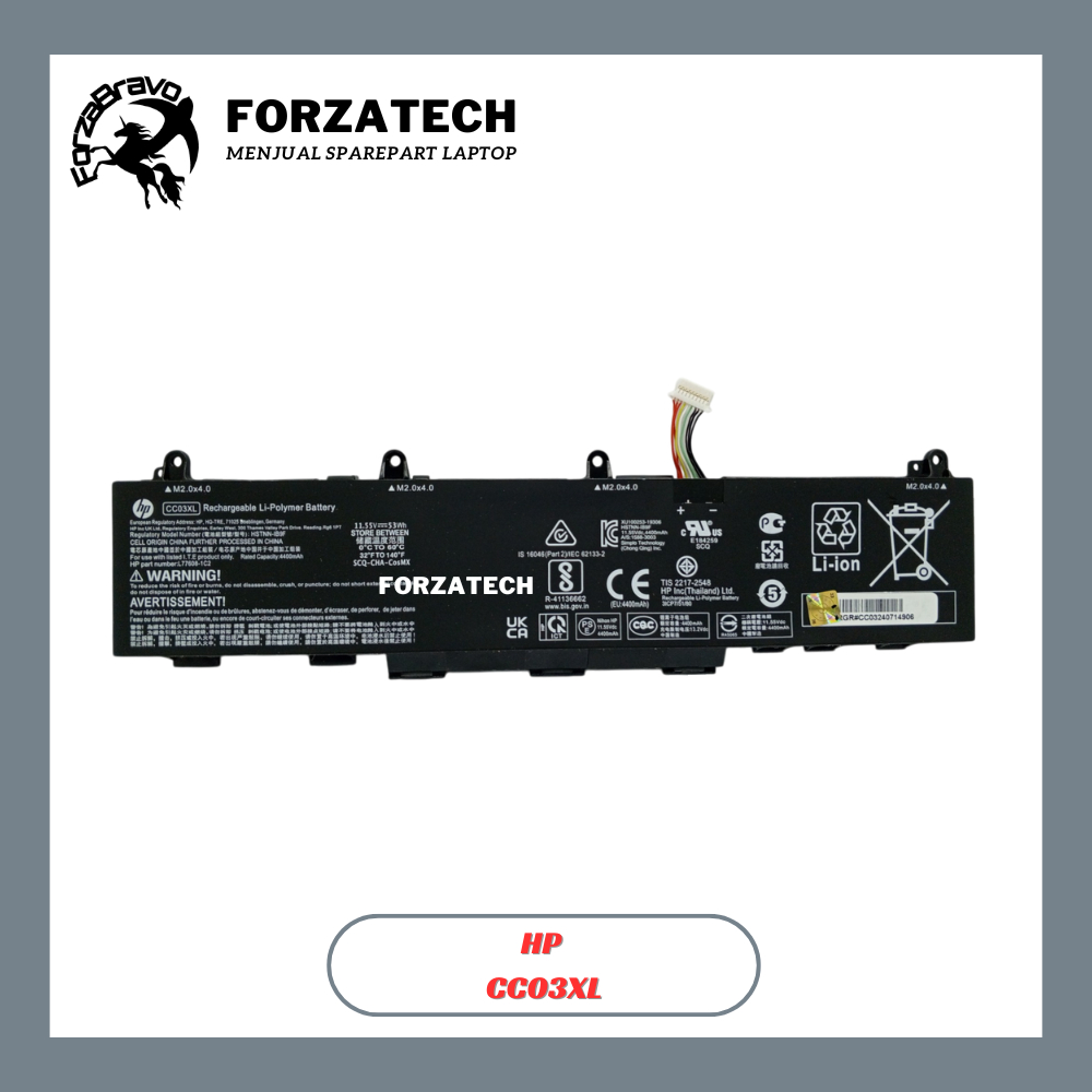 Baterai Hp Probook 635 Aero G7/G8 Series Zbook Firefly 14inchG8 CC03XL