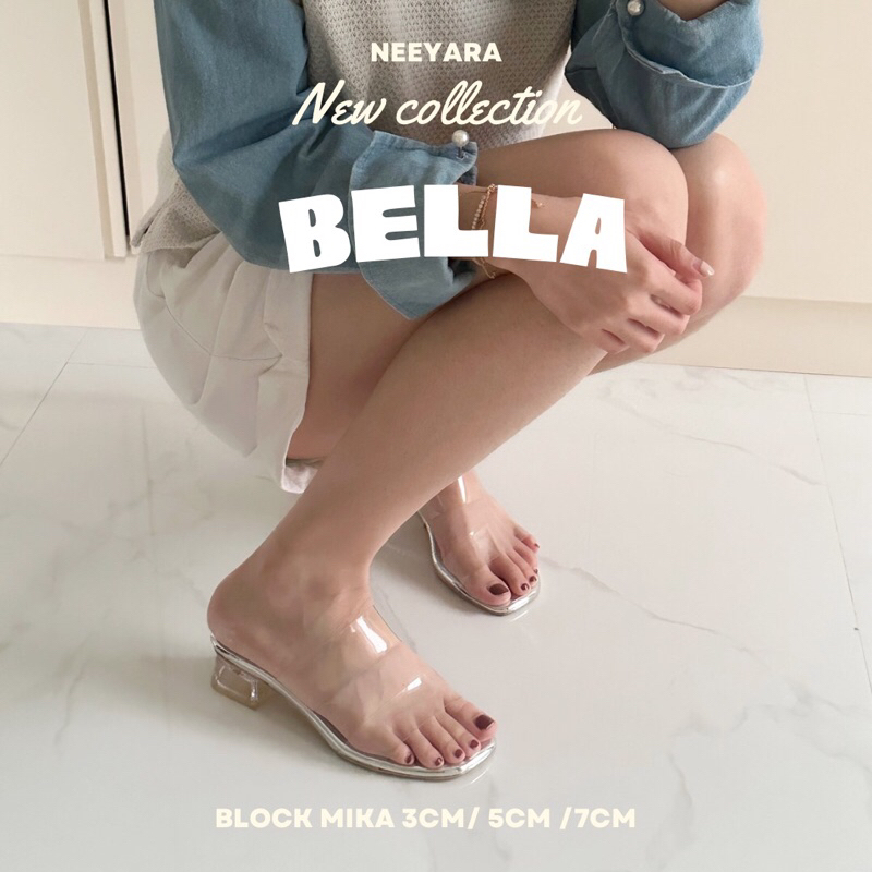 Bella mika transparant 3cm/5cm/7cm