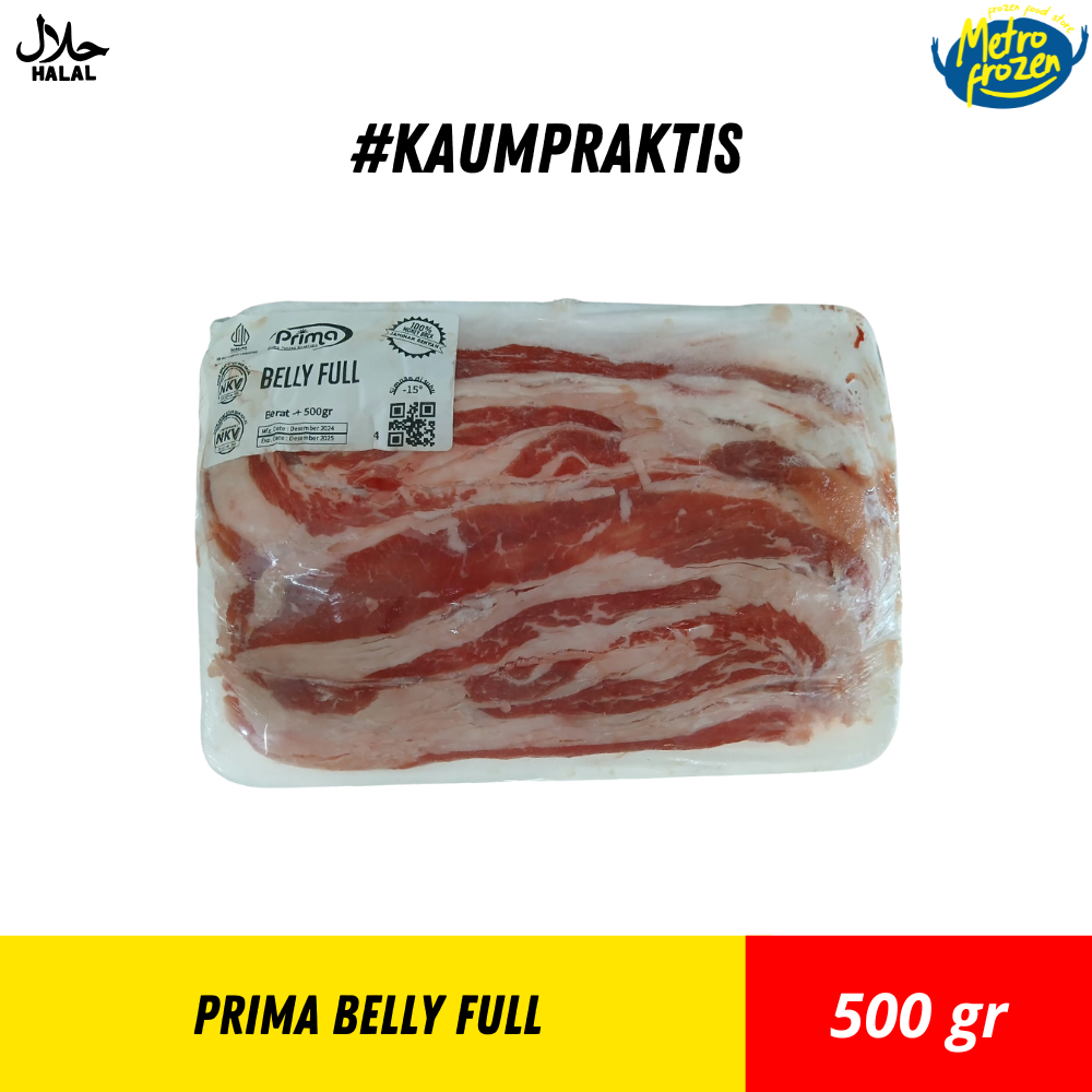 

PRIMA Belly Full 500gr //daging bbq //prima belly instan Banjarmasin