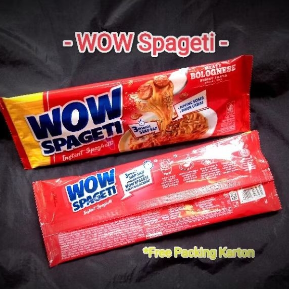 

WOW Spageti Meaty Bolognese 84g Isi 10 pcs