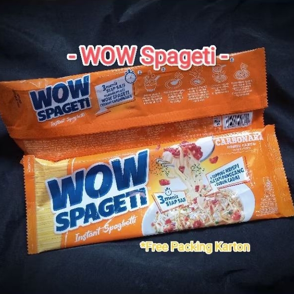 

WOW Spageti Creamy Carbonara 88g Isi 5 pcs