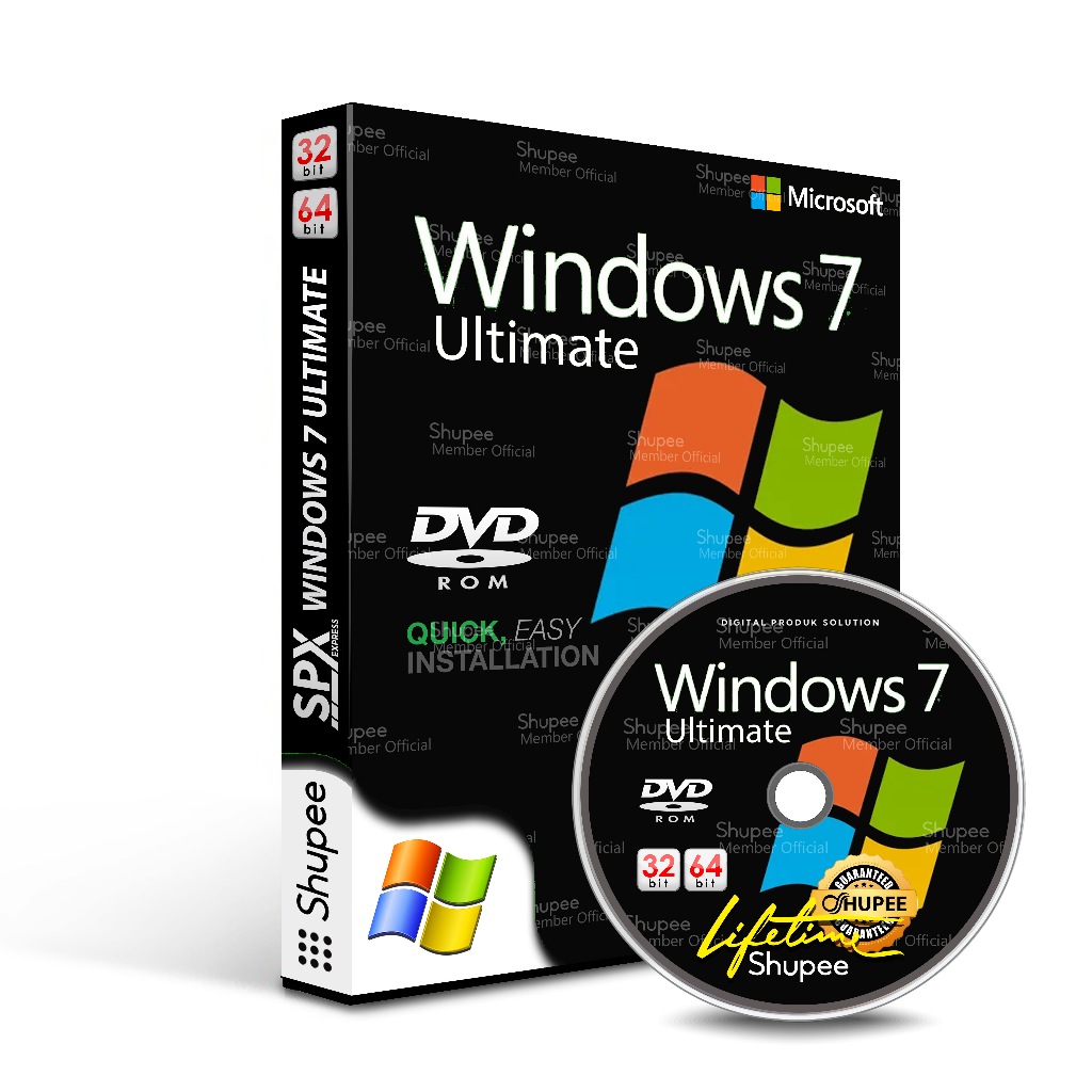 DVD Windows 7 Ultimate 32/64-Bit