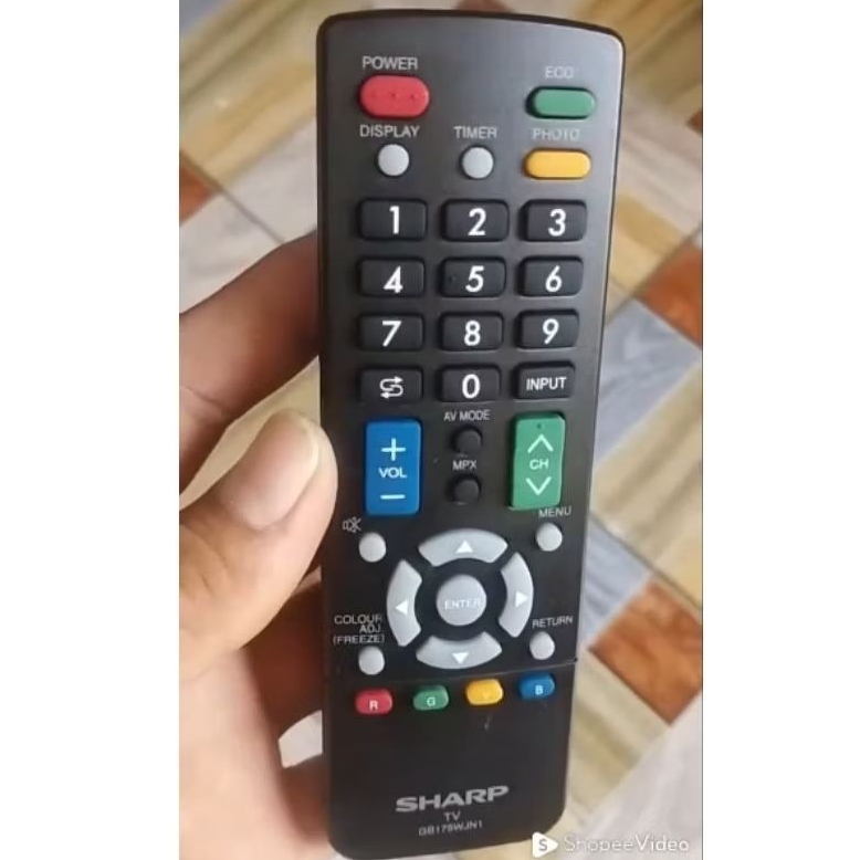 REMOT TV REMOTE TV SHARP AQUOS DIGITAL DAN ANALOG ORIGINAL