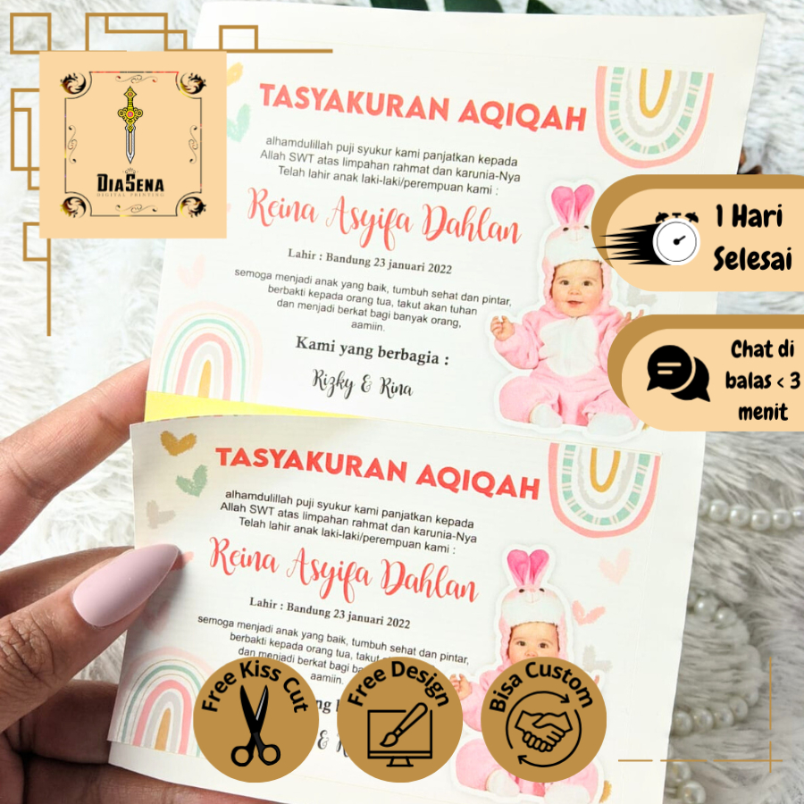 

Stiker Label Kotak Aqiqah Sticker Kotak Aqikah Stiker Akikah Anak