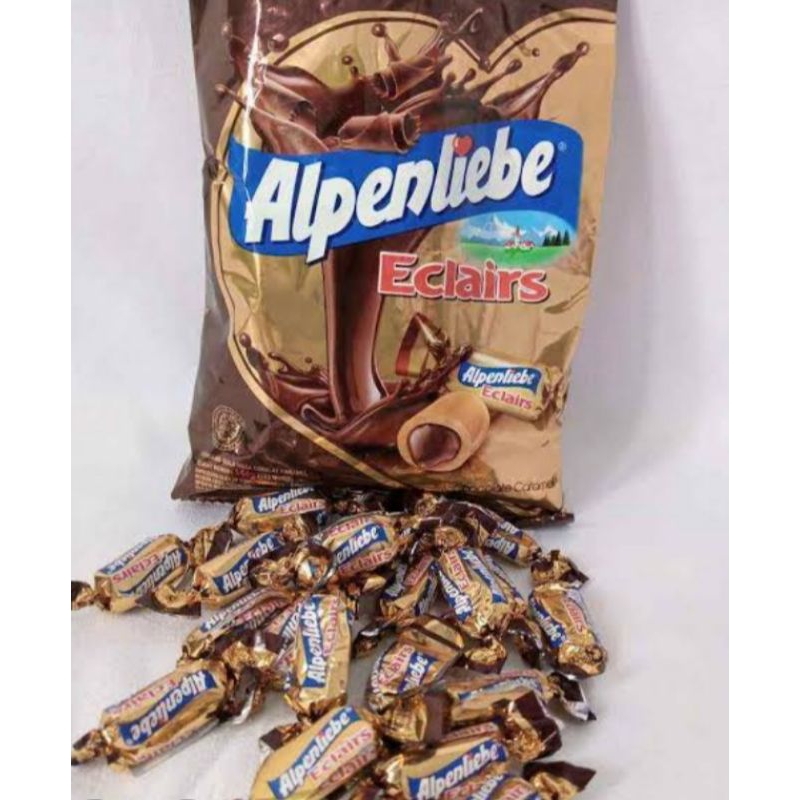 

ALPENLIEBE ECLAIRS RASA COKELAT CARAMEL 1 ZAK ISI 35 PCS