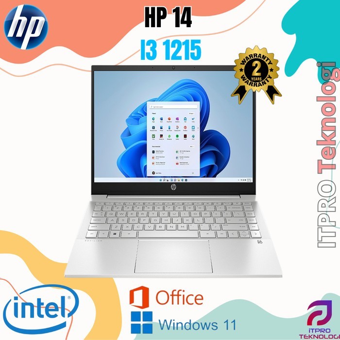 HP 14 I3 1215 4GB 512GB W11+OHS 14.0FHD