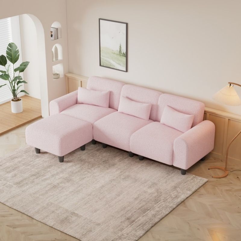 Sofa l shape 3 seater tanpa meja