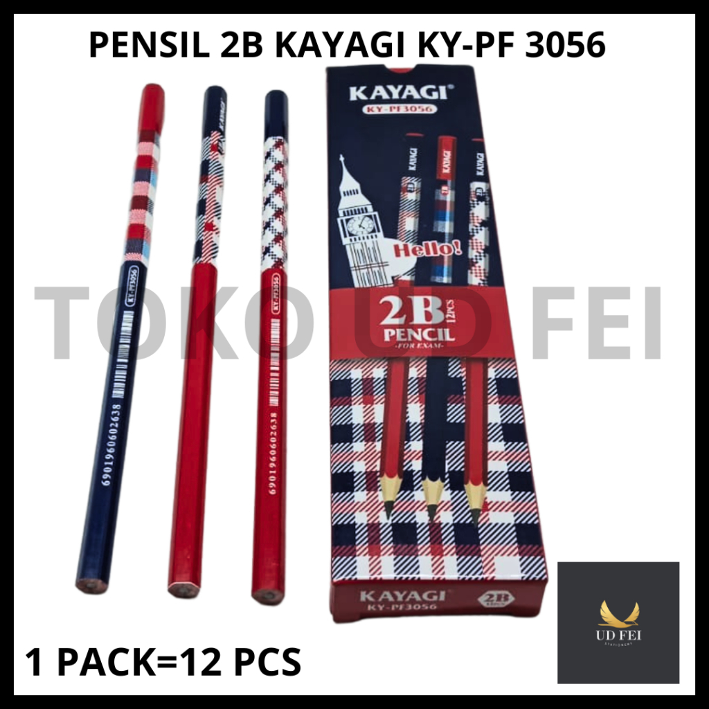 

(1 PACK = 12 PCS KODE:3056) PENSIL 2B KAYAGI/ PENSIL KAYAGI/ PENSIL 2B KARAKTER/ PENSIL 2B MOTIF / PENSIL 2B KAYAGI MOTIF