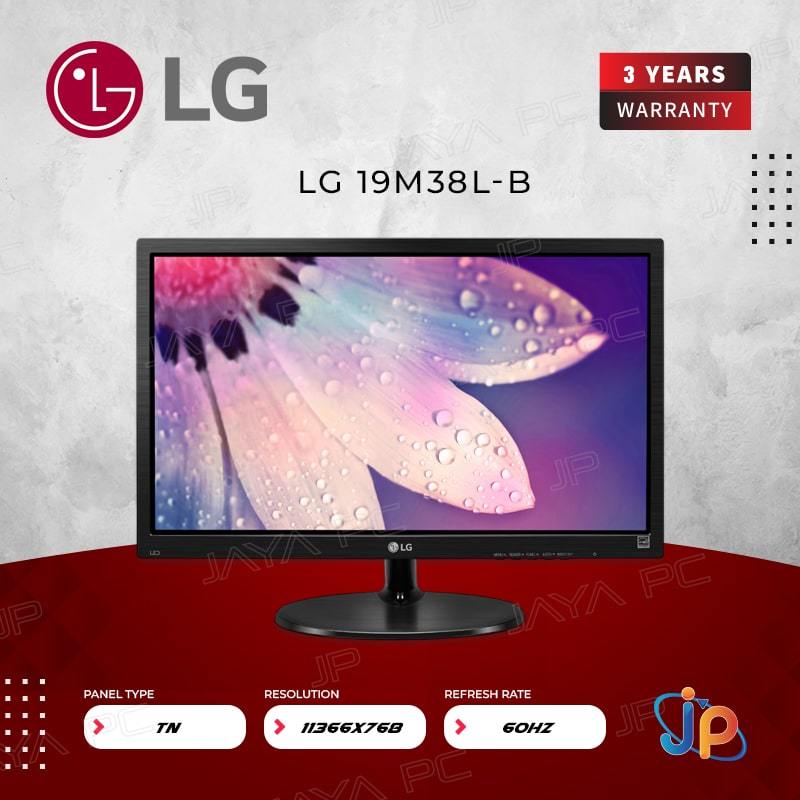 Monitor LG LED 19M38L-B - 19" Inch