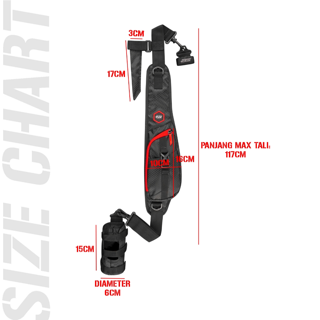 Promo Firecast Tas Pancing Tas Joran Firecast Rod Belt Nextera