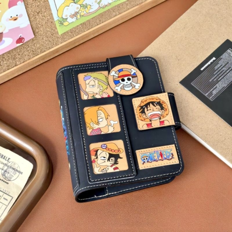 

Kartun One Piece Monkey D. Luffy A7 Binder Diary Loose Leaf Notebook Planner Disney Anime