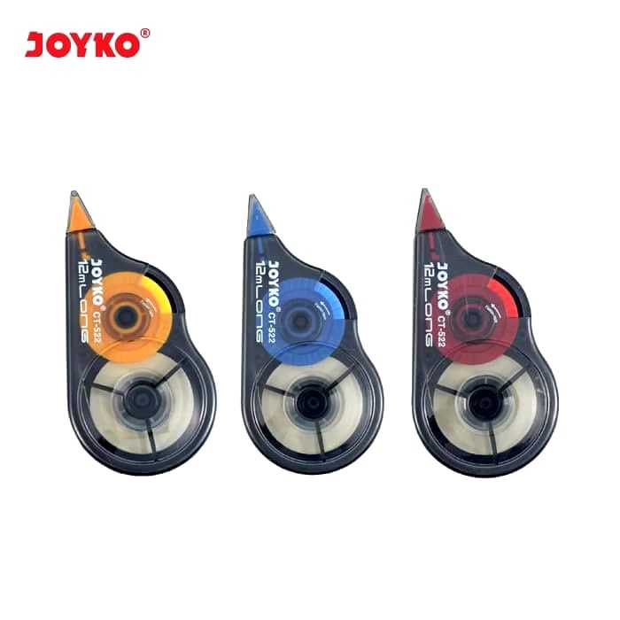 

Correction Tape Joyko CT-522 Koreksi Pita Tip-ex Kertas AGB
