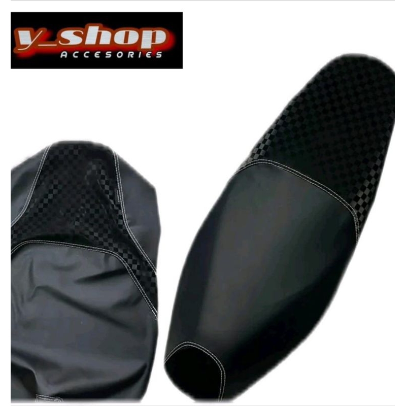 Sarung Kulit Jok Motor Gpx Tuscany 150 Motif Catur Original