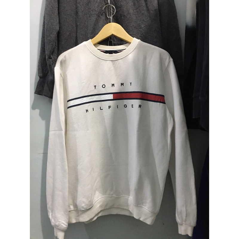 Crewneck Tommy Hilfiger Putih Size M