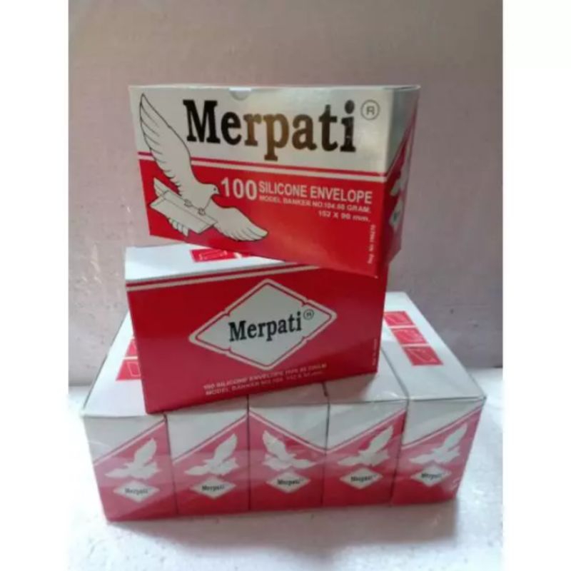 

Amplop Merpati Tanggung Merah 1pak(isi 5)