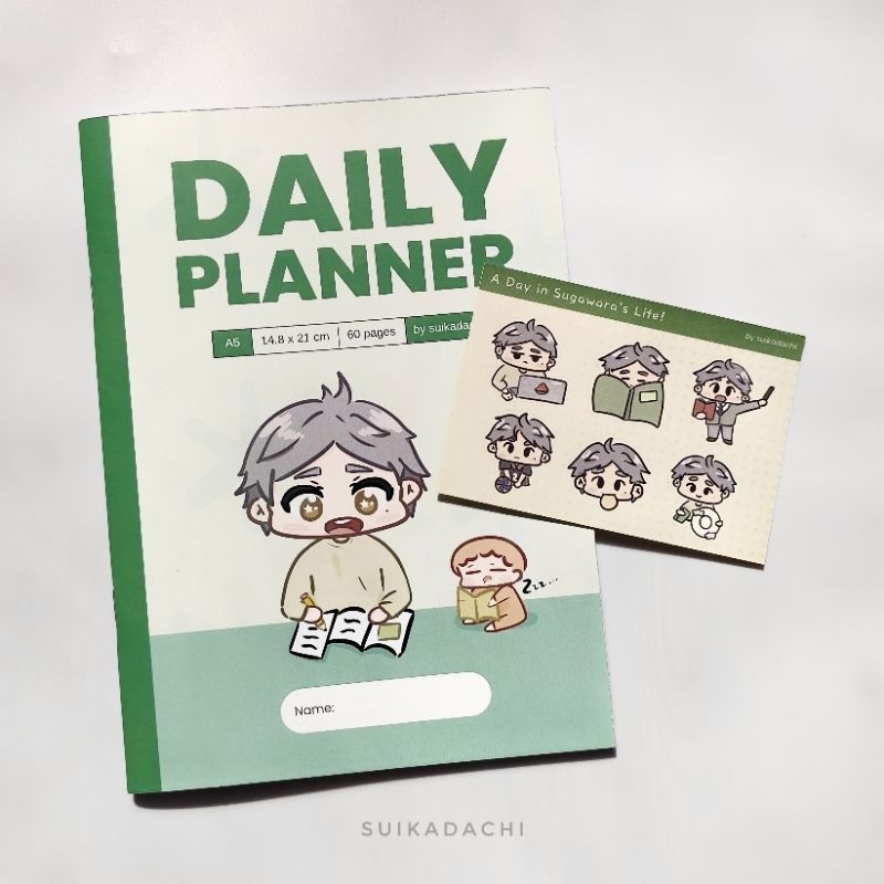 

planner book anime by suikadachi