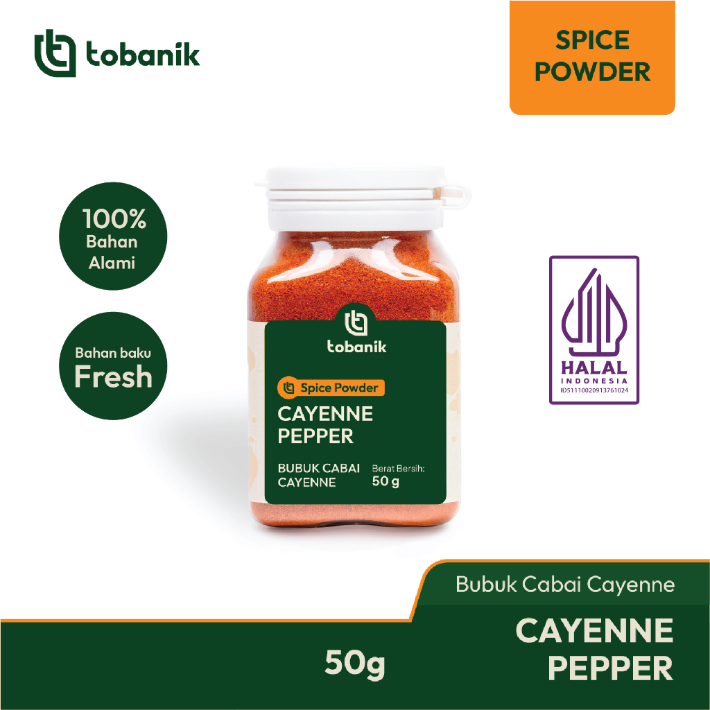 

Cayenne Pepper Spicy / Cabe rawit bubuk 50 gram