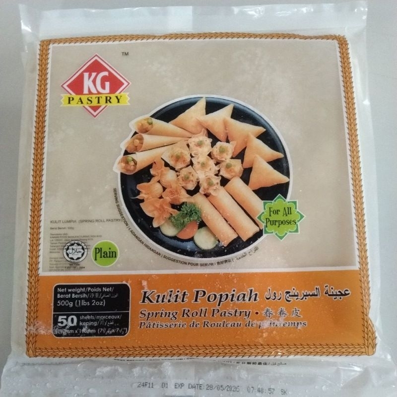 

KG spring roll pastry/kulit lumpia isi 50