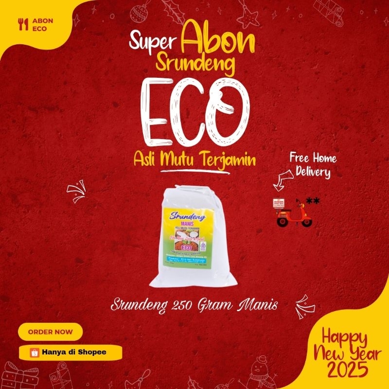

SRUNDENG ECO 250gr MANIS EXP September 2025