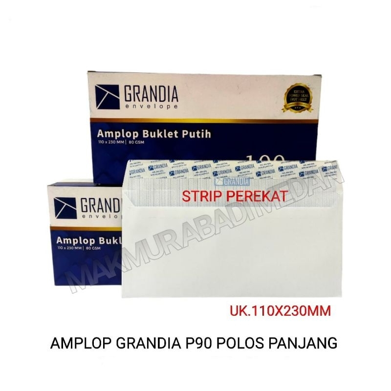 

Amplop GRANDIA Polos PANJANG NO. 90