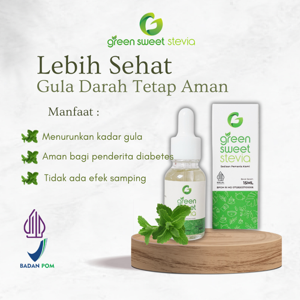 

Green Sweet Stevia Pengganti Gula Turunkan Kadar Gula Untuk Diabetes