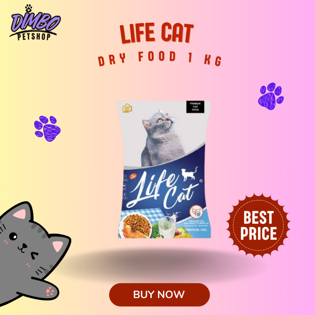 Life Cat Food Life CatFood 1 kg Makanan Kucing Premium Cat Food