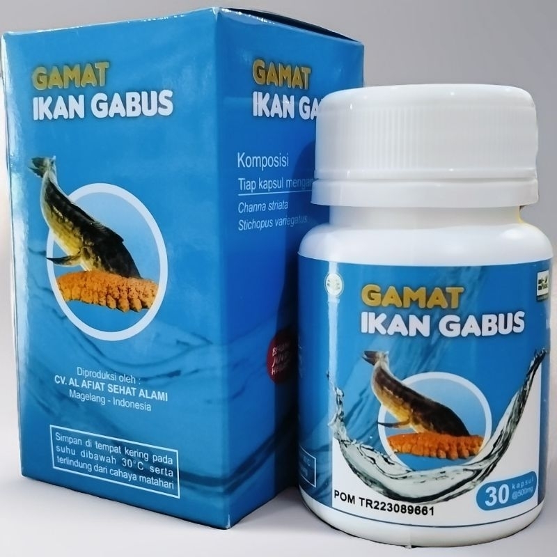 Kapsul Gamat Ikan Gabus Sari Kutuk Pasca Operasi 30 kapsul