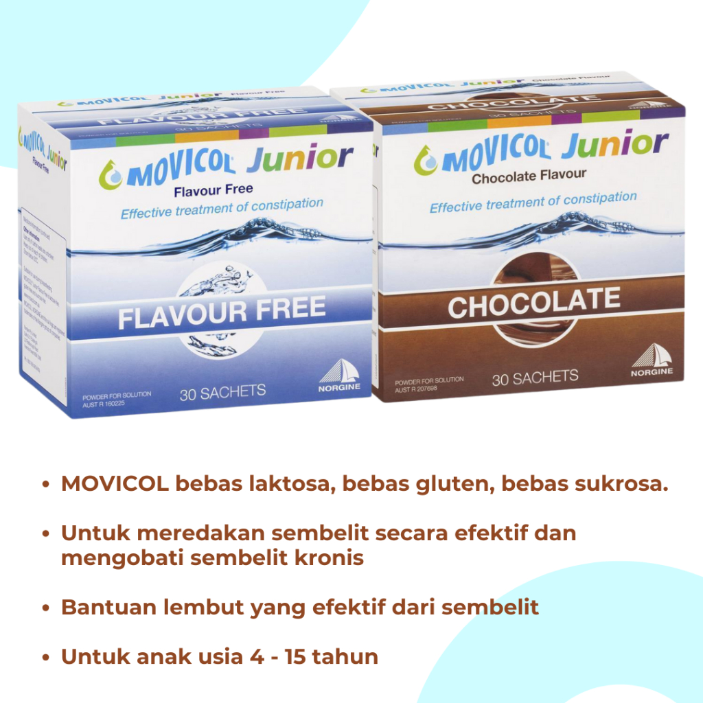 

Movicol Chocolate Flavour Sachets for Junior