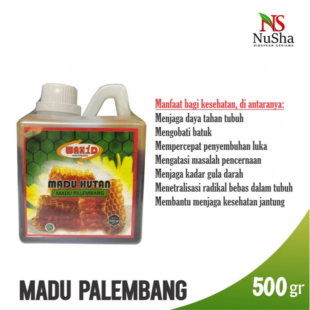 

MADU WAHID HUTAN PALEMBANG 500gr - Nusha Official