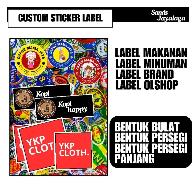 

STICKER CUSTOM STICKER LABEL STICKER MINUMAN STICKER MAKANAN STICKER STICKER THANKYOU STICKER