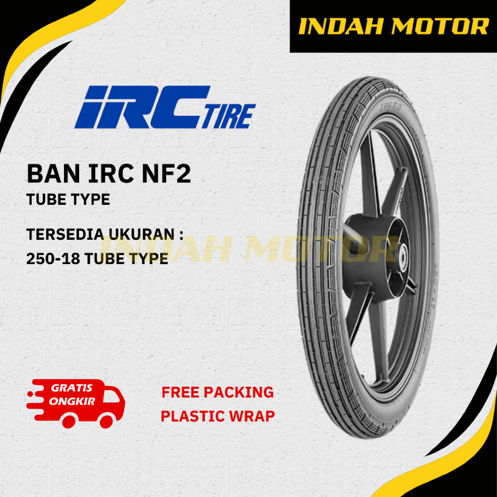 Ban Luar IRC NF2 CLASSIC | Ring 18 | Tubetype | 250-18 | Ban Motor