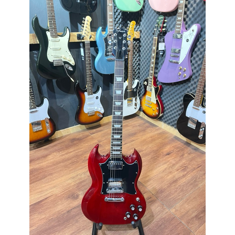 FENA GUITARS SG SERIES CHERRY RED