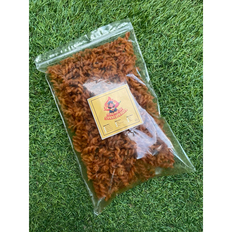 

Makaroni Spiral 250gram | Makaroni Pedas | Camilan Makaroni