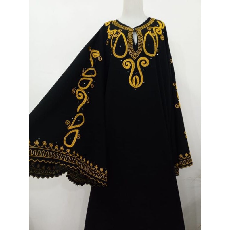 Abaya Sholat Arab Lengan Payung