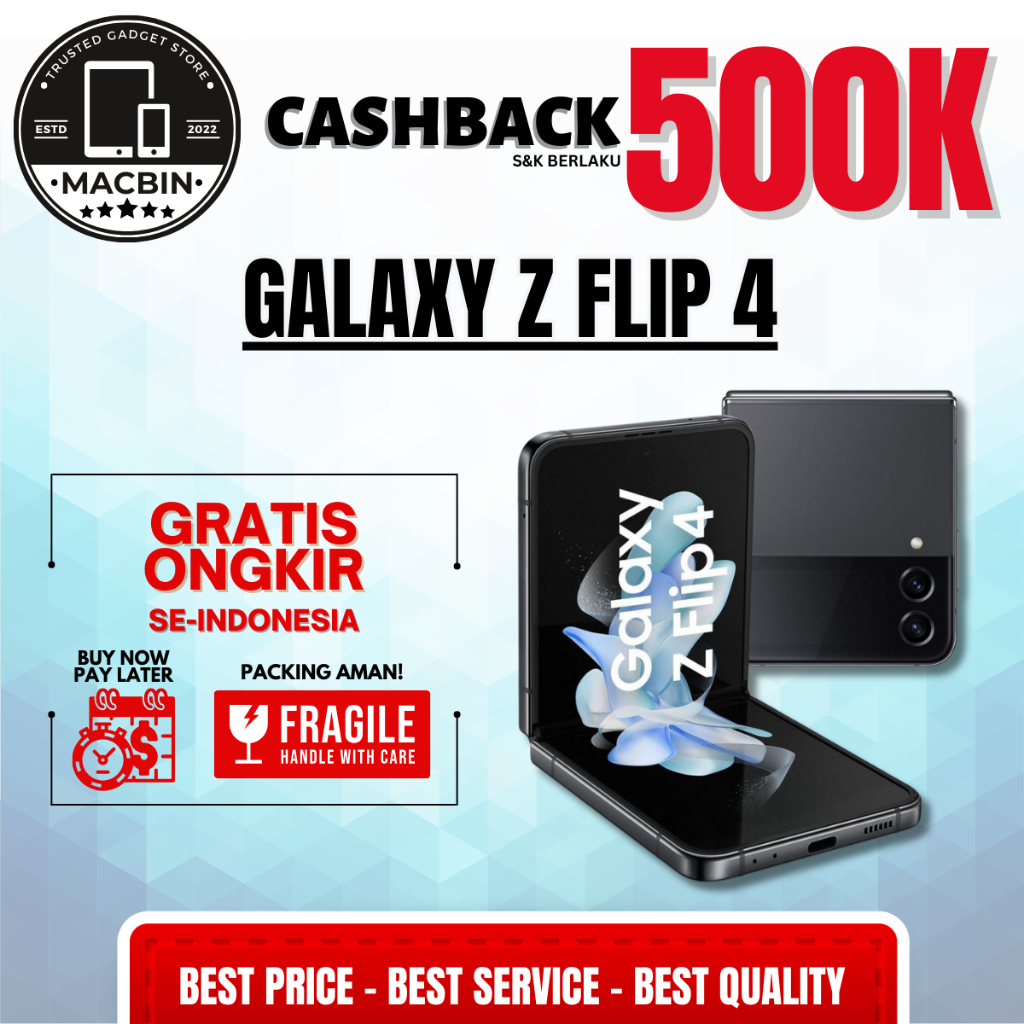 SEIN SAMSUNG GALAXY Z FLIP 4 & 3 5G | 512GB 256GB 128GB | SECOND