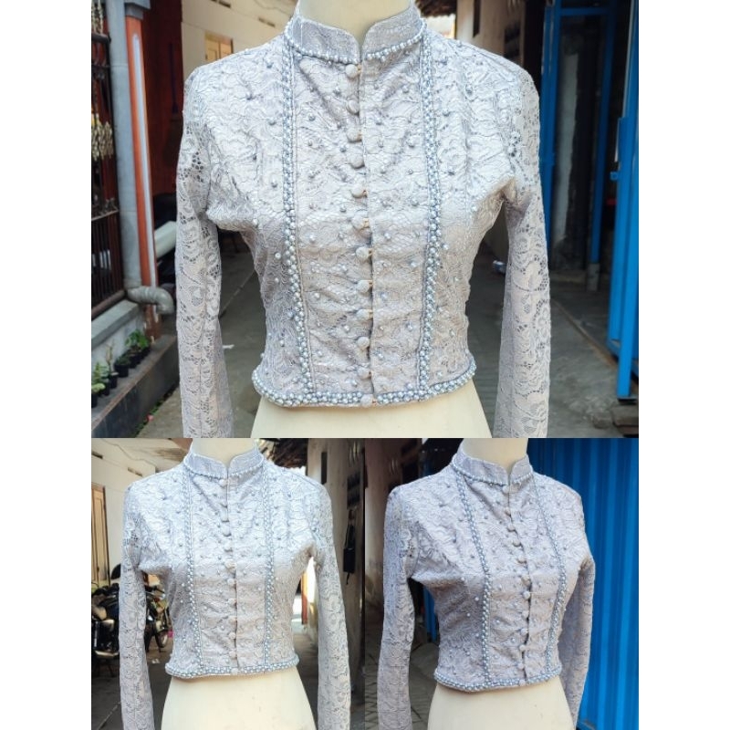 kebaya Brokat Model Crop | Kebaya Wisuda Crop