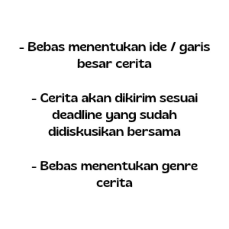 

JASA BUAT CERPEN