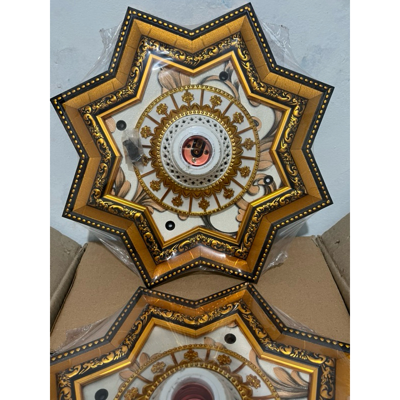 (COD) Fiting Ornamen / Fiting Ornamen Plafon Hias PVC / GRC fiting dekorasi plafon