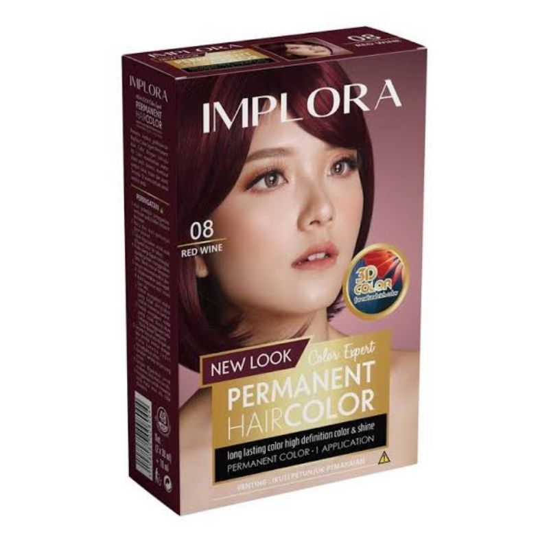 IMPLORA Hair Color 08 Red Wine