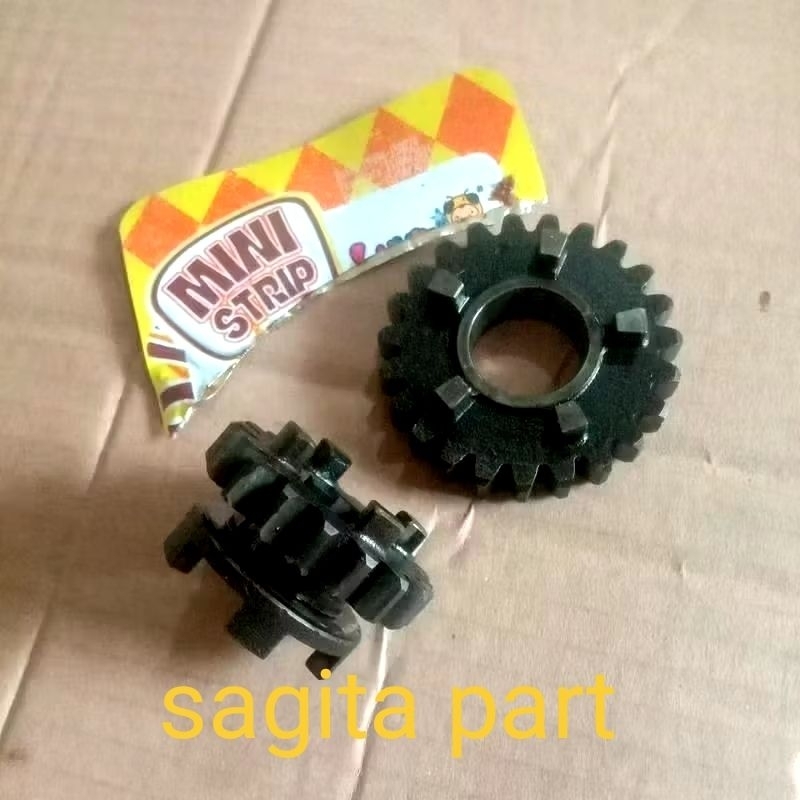 Rasio gigi 3 Vega zr Jupiter Z1 premer sekunder ORI copotan motor 23t 17t