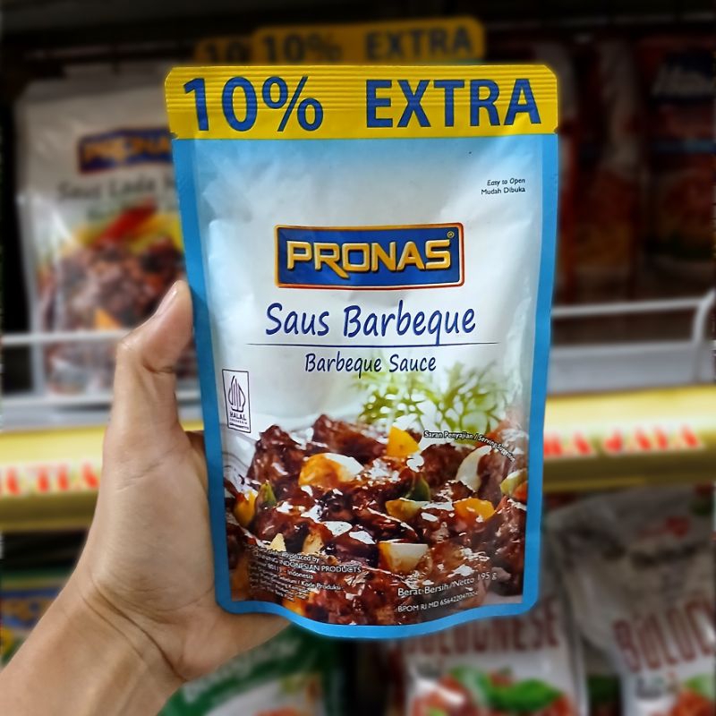 

Pronas Saus Barbeque & Saus Lada Hitam 175gr