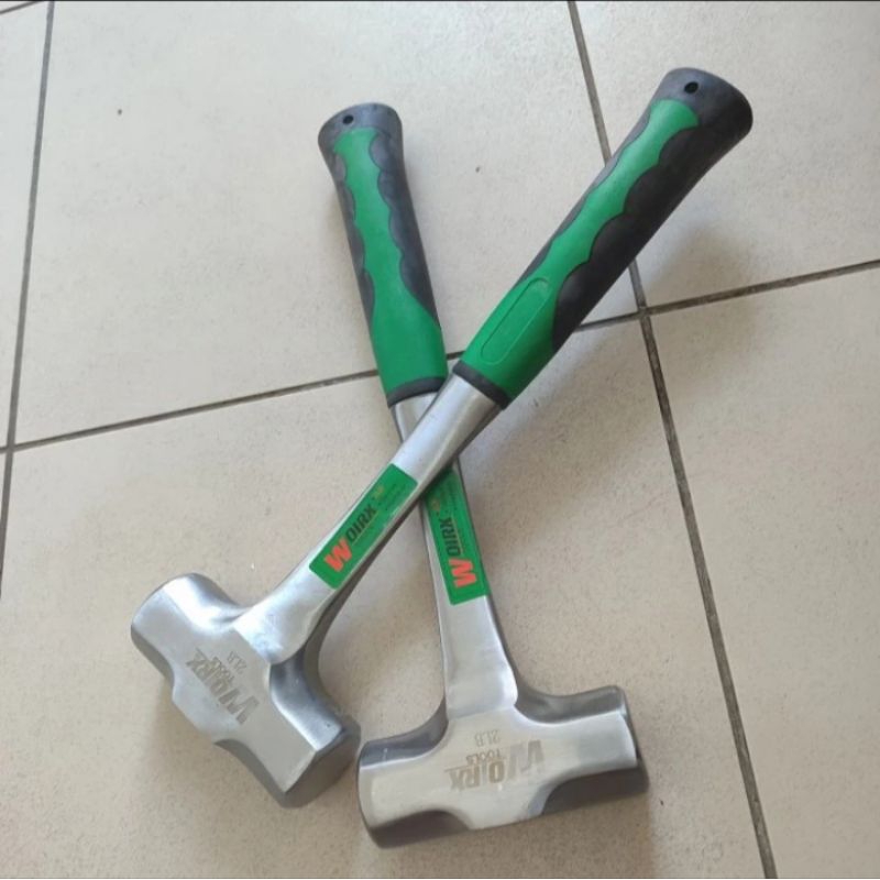 Palu batu gagang besi 2Lb WOIRIX 1kg