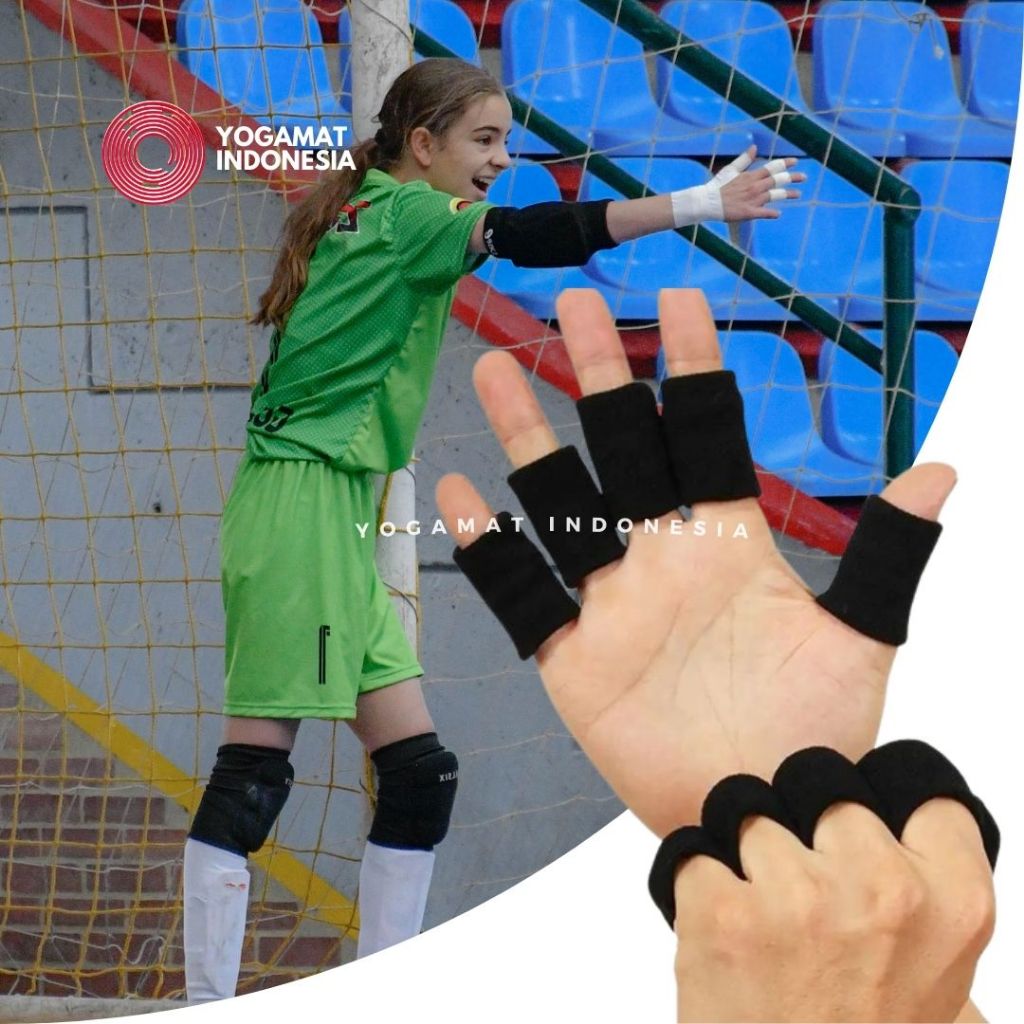 Finger Support Jari / Finger Tape / Deker Jari / Pelindung Jari Tangan Kiper Futsal Basket Volly