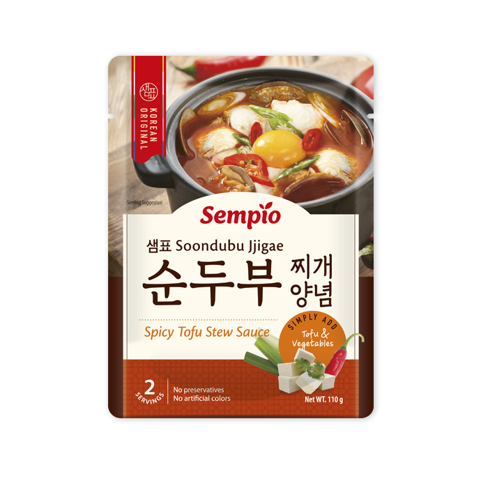 

Sempio Soondubu Jigae Spicy Tofu Stew Sauce 110g